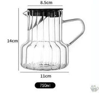 Thumbnail for Versatile Embossed Glass Teapot Pitcher