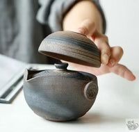 Thumbnail for Théière japonaise rustique style Gaiwan | Théières à la folie