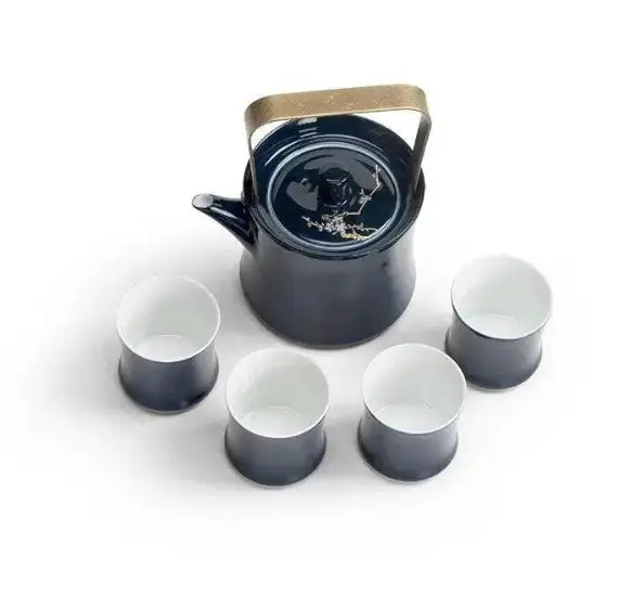 ​Set de thé Chinois Porcelaine bleu et blanc | Théières à la folie