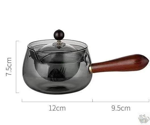 Стеклянный чайник с фильтром "качели"