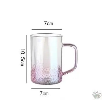 Универсален чайник от розово стъкло