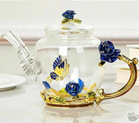 Thumbnail for Théière en verre décoration romantique | Théières à la folie