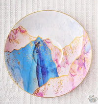 Thumbnail for Théière solitaire en porcelaine bleue et rose | Théières à la folie