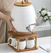 Thumbnail for Service thé design japonais baril polyvalent | Théières à la folie