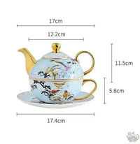 Thumbnail for Solitary tea set with birds