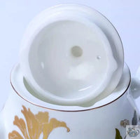 Thumbnail for Service thé porcelaine tons d'automne | Théières à la folie
