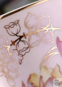 Thumbnail for Mugs-tulipe en porcelaine duo en coffret cadeau | Théières à la folie