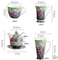Thumbnail for Service à thé évolutif porcelaine fleurie | Théières à la folie