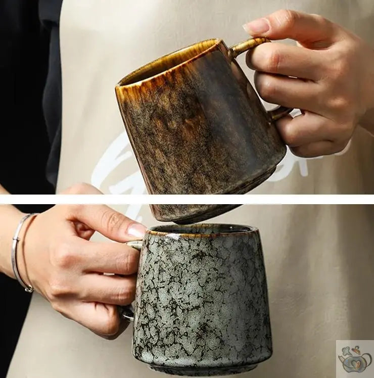 Mug rustique céramique minérale japonaise | Théières à la folie