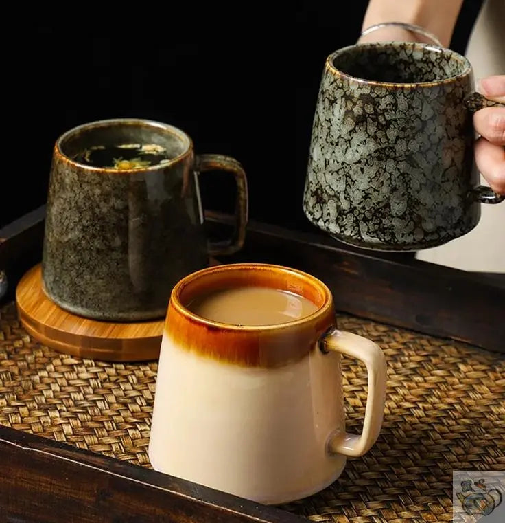 Mug rustique céramique minérale japonaise | Théières à la folie