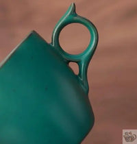 Thumbnail for Tasse en porcelaine, soucoupe feuille de Ginkgo | Théières à la folie