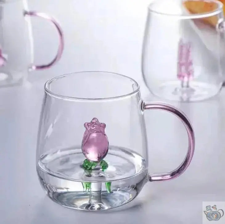 Mug en verre avec surprise en 3 Dimensions | Théières à la folie