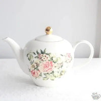 Thumbnail for Retro French floral porcelain service