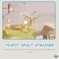 Thumbnail for Teapot Spiral Spout Filter Strainer Kitchen Gadget Stainless Steel Nozzle Spring Coffee | Théières à la folie