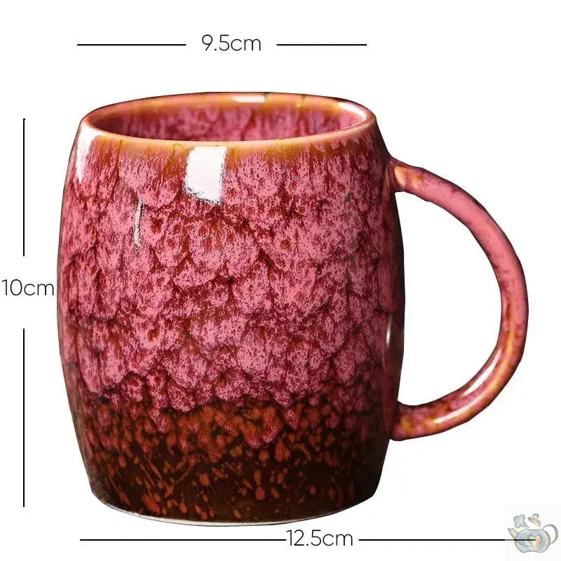 Grande tasse céramique traditionnelle moirée | Théières à la folie