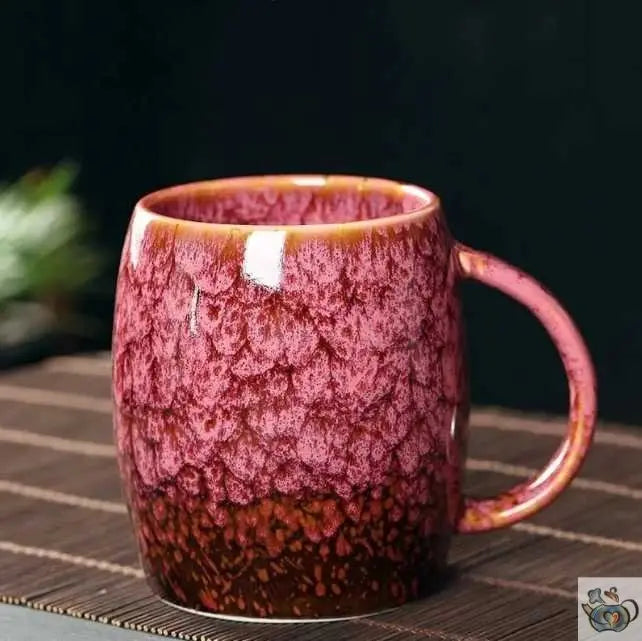 Grande tasse céramique traditionnelle moirée | Théières à la folie