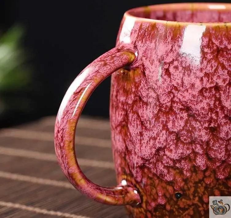 Grande tasse céramique traditionnelle moirée | Théières à la folie