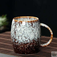 Thumbnail for Grande tasse céramique traditionnelle moirée | Théières à la folie