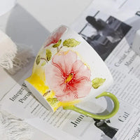 Thumbnail for Grandes tasses fleuries fraicheur petit déjeuner | Théières à la folie