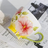Thumbnail for Grandes tasses fleuries fraicheur petit déjeuner | Théières à la folie