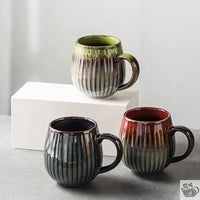 Thumbnail for Grosse tasse en céramique couleurs rustiques | Théières à la folie