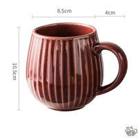 Thumbnail for Grosse tasse en céramique couleurs rustiques | Théières à la folie