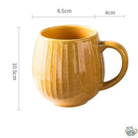 Thumbnail for Grosse tasse en céramique couleurs rustiques | Théières à la folie