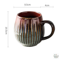 Thumbnail for Grosse tasse en céramique couleurs rustiques | Théières à la folie