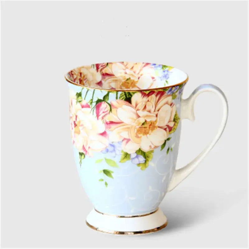 Mug en porcelaine "les fleurs du jardin" | Théières à la folie