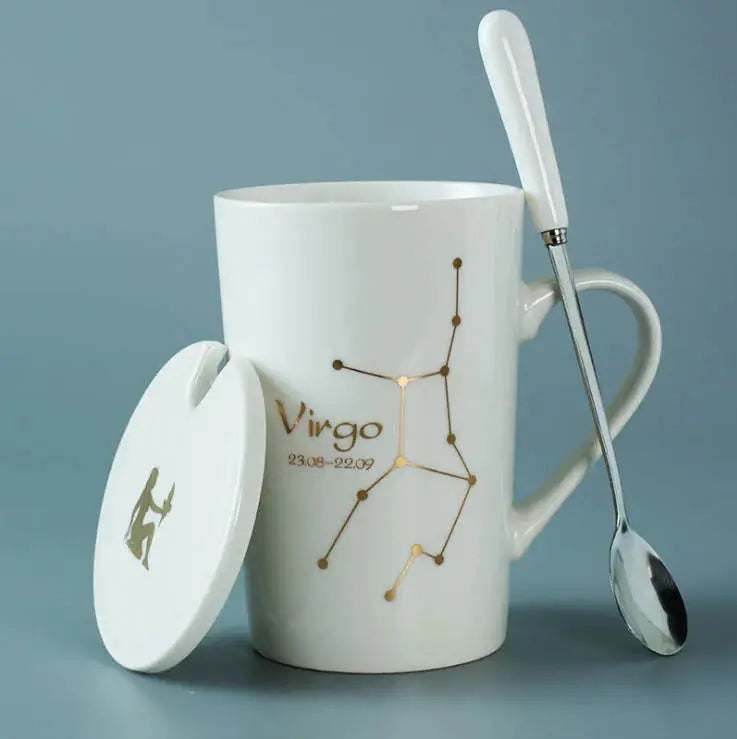 Mug noir ou blanc signes Zodiac | Théières à la folie