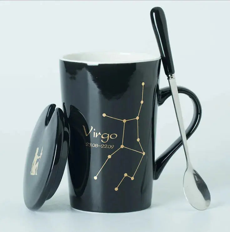 Mug noir ou blanc signes Zodiac | Théières à la folie