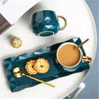 Thumbnail for ​Tasse à thé porcelaine sur mini-plateau  |  Théières à la folie