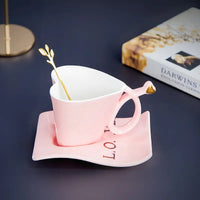 Thumbnail for ​Tasse à thé ou café en porcelaine coeur | Théières à la folie