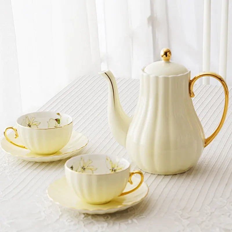 Service thé pour deux douceurs pastel | Théières à la folie