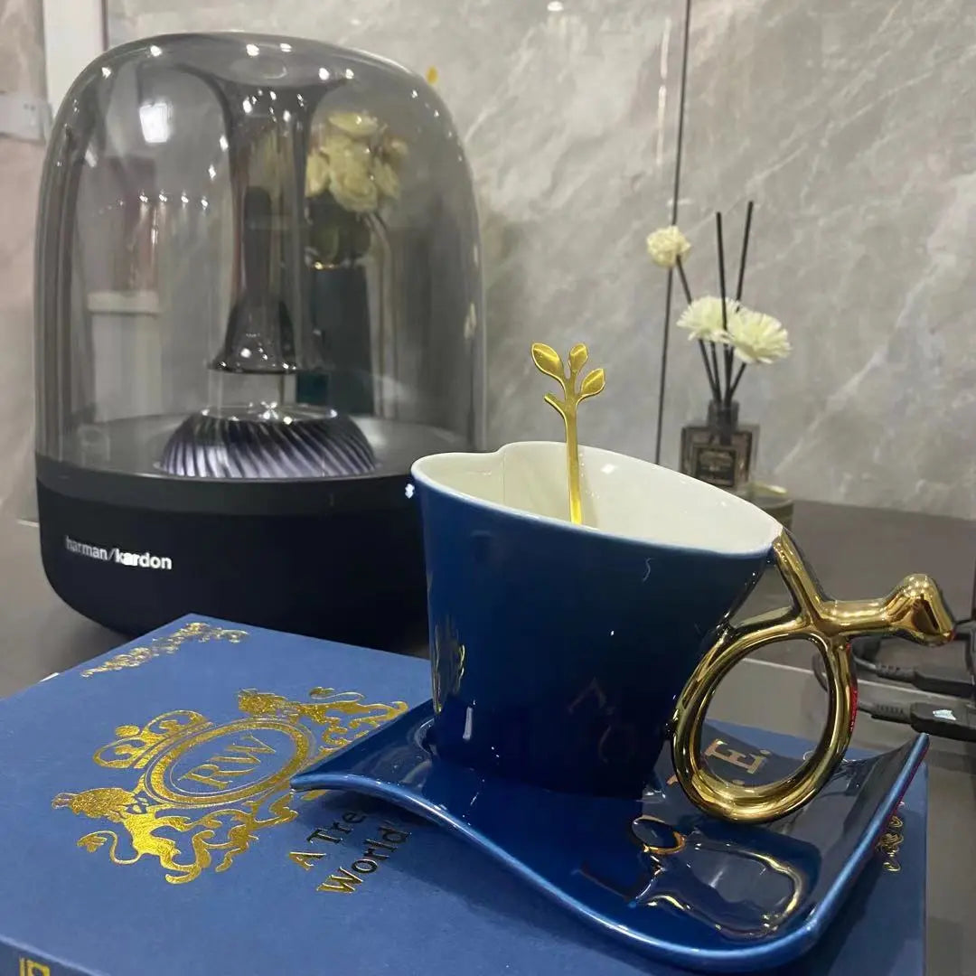 ​Tasse à thé ou café en porcelaine coeur | Théières à la folie