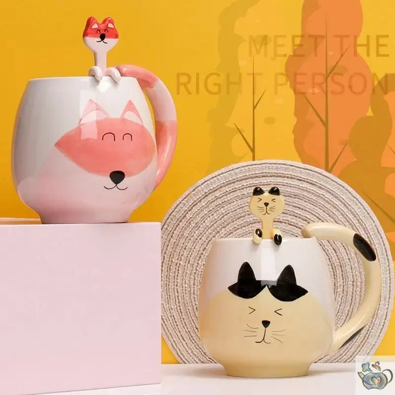 Mug animal rigolo en céramique pour kids | Théières à la folie