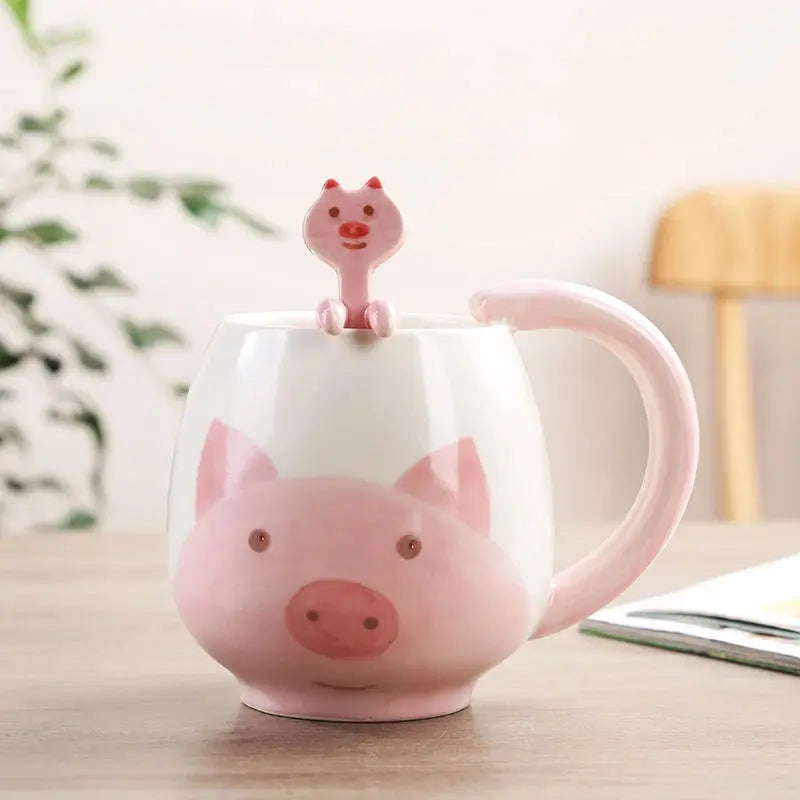 Mug animal rigolo en céramique pour kids | Théières à la folie