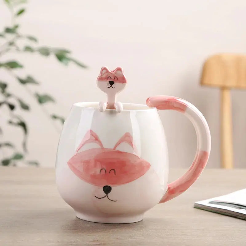 Mug animal rigolo en céramique pour kids | Théières à la folie