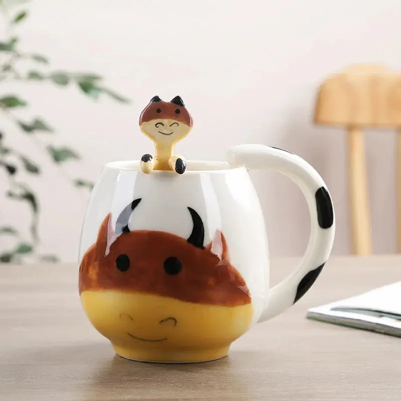 Mug animal rigolo en céramique pour kids | Théières à la folie