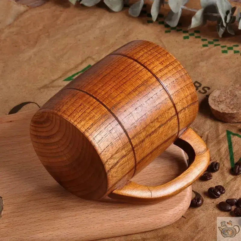 Mug artisanal en bois de jujubier | Théières à la folie