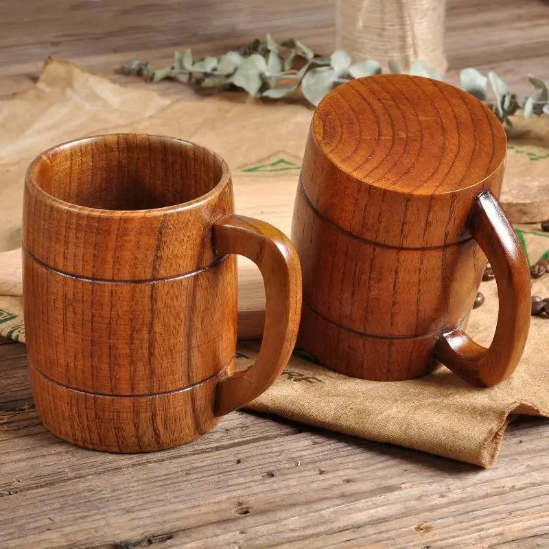 Mug artisanal en bois de jujubier | Théières à la folie