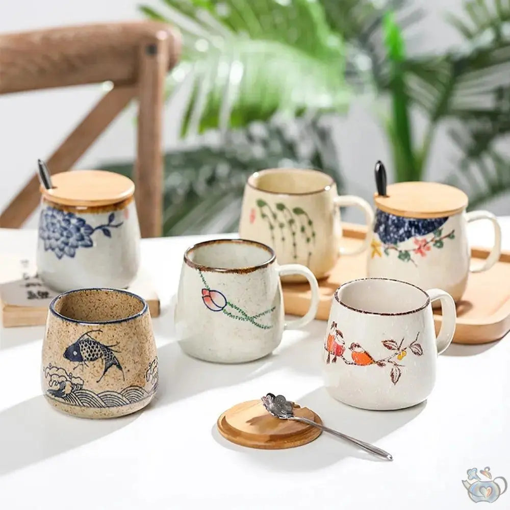 Mug céramique antique japonaise | Théières à la folie