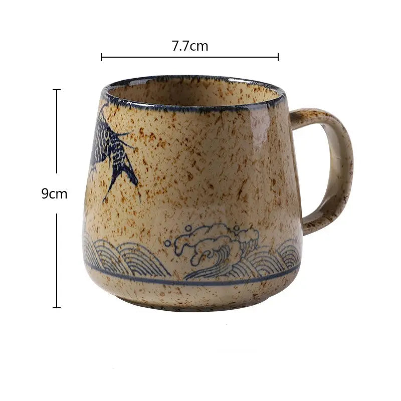 Mug céramique antique japonaise | Théières à la folie