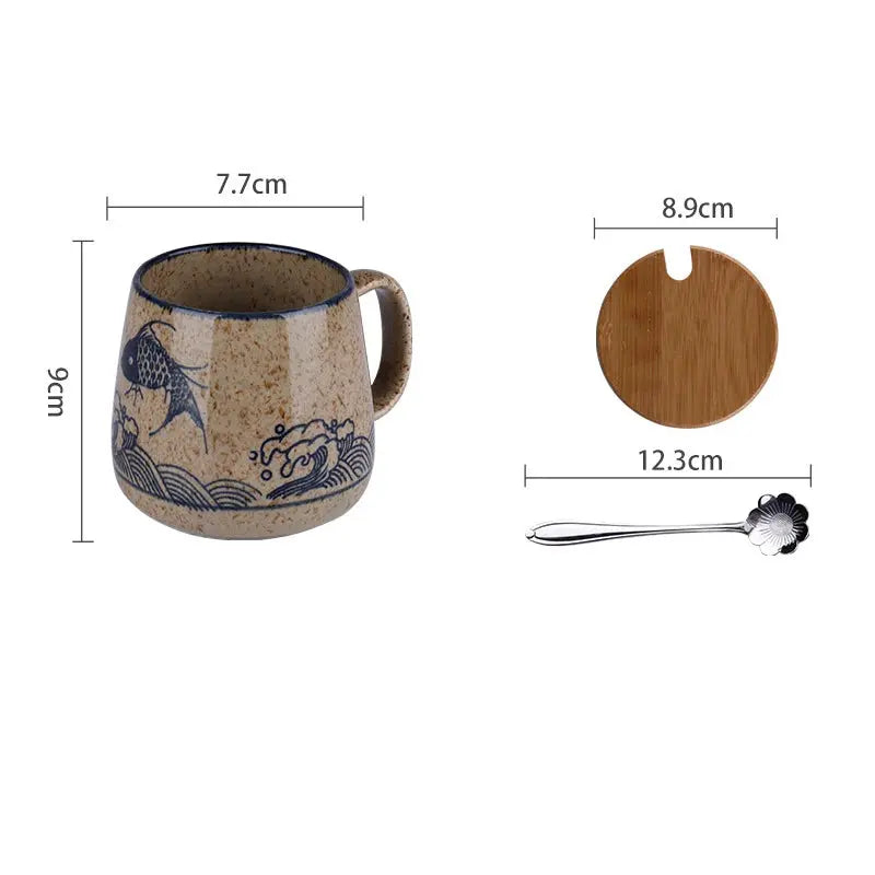 Mug céramique antique japonaise | Théières à la folie