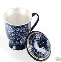 Thumbnail for Mug en argent et porcelaine marine | Théières à la folie