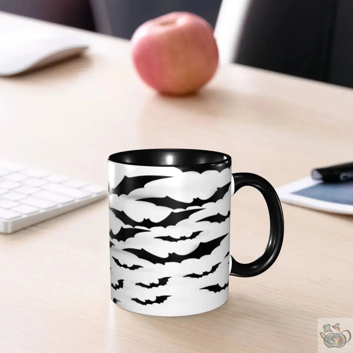 Mug en céramique Halloween chauves-souris | Théières à la folie