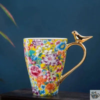 Thumbnail for Mug en porcelaine précieuse aux mille fleurs | Théières à la folie