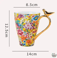Thumbnail for Mug en porcelaine précieuse aux mille fleurs | Théières à la folie