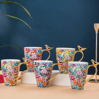 Thumbnail for Mug en porcelaine précieuse aux mille fleurs | Théières à la folie