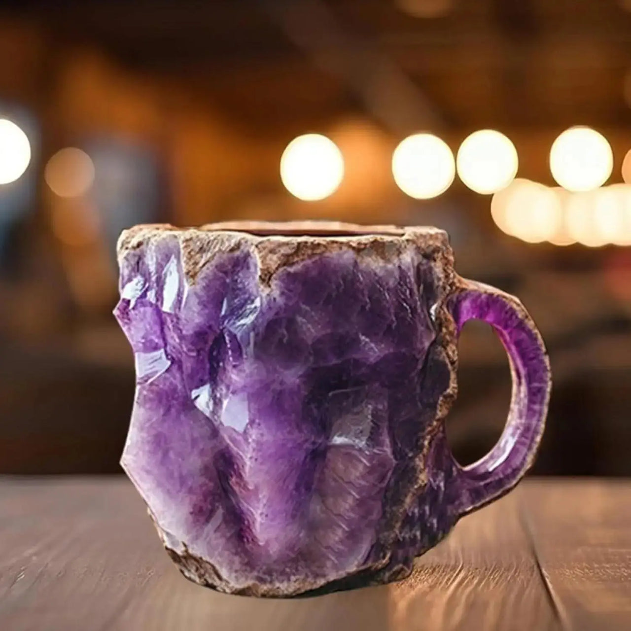 Mug en résine style pierre précieuse | Théières à la folie